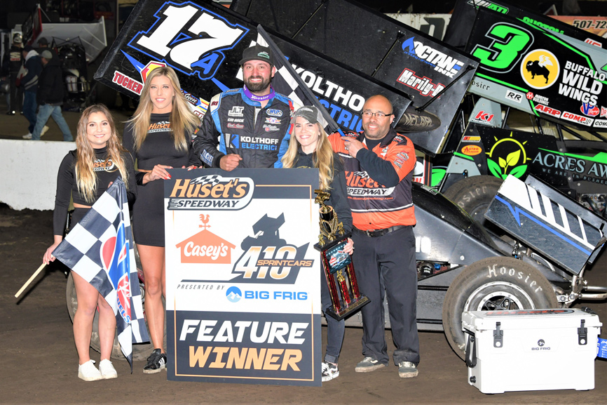 Austin McCarl and Lindberg Hustle to Huset’s Speedway Season-Opening ...