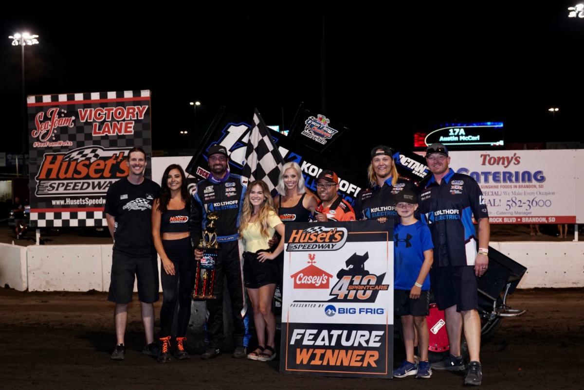 Austin McCarl and Dusty Ballenger Post Wins at Huset’s Speedway ...