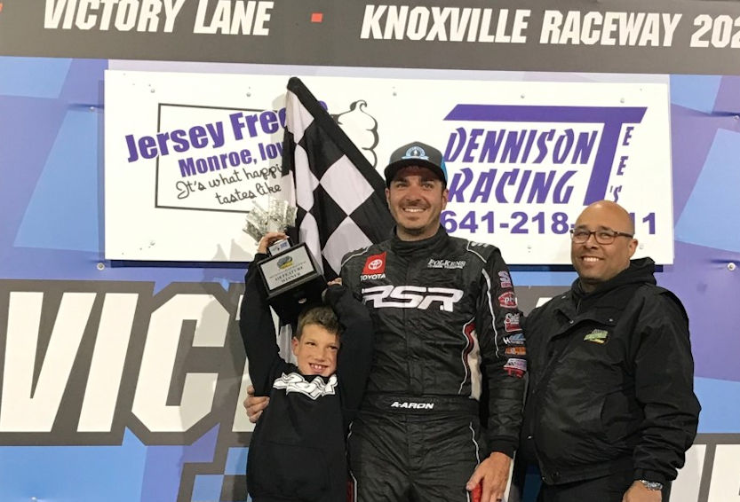 Aaron Reutzel Races to Victory at Knoxville! – TJSlideways.com