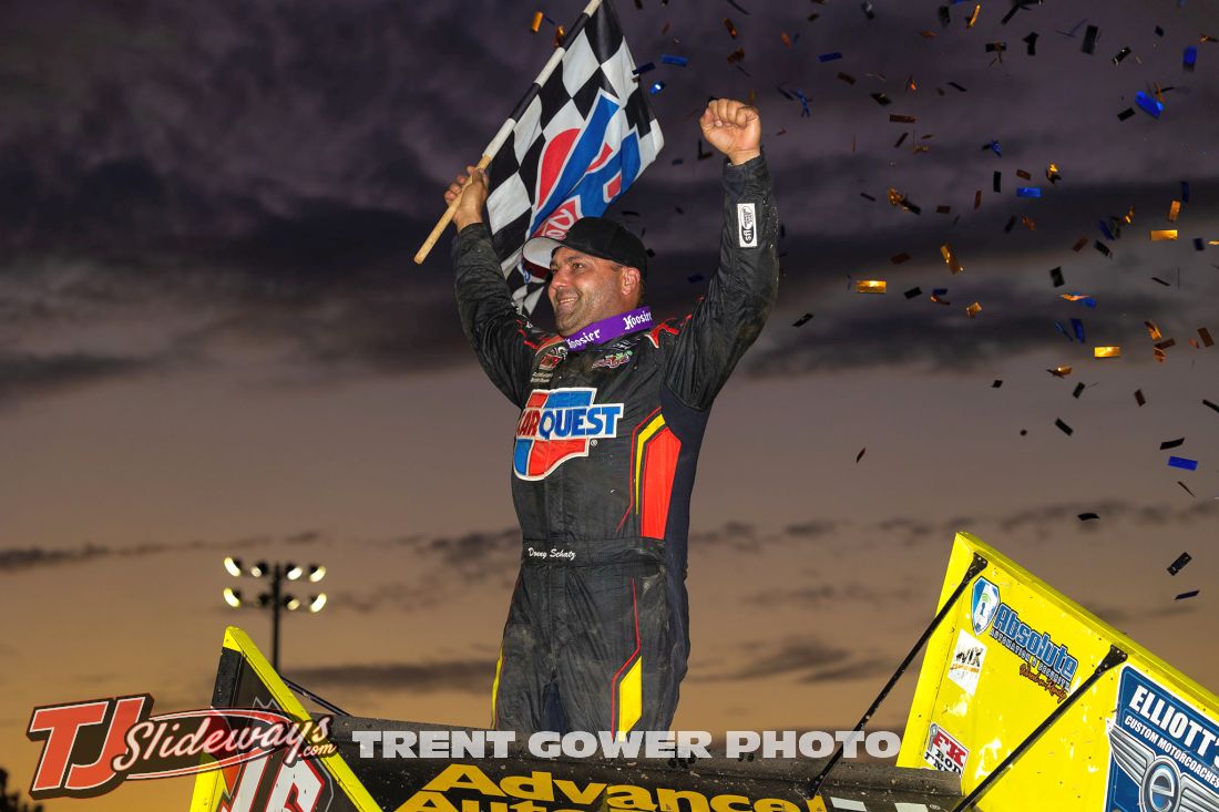 Donny Schatz Returns to World of Outlaws Victory Lane at Weedsport