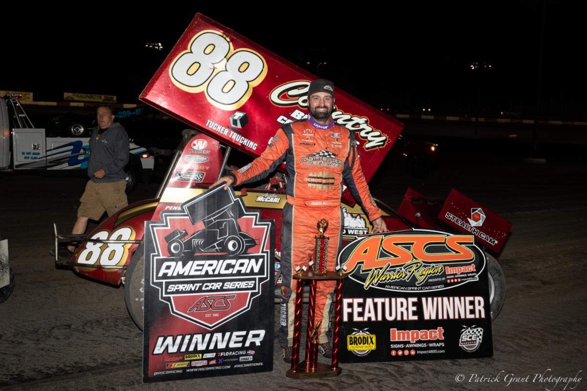 Austin McCarl Unstoppable With American Sprint Car Series at Lakeside ...