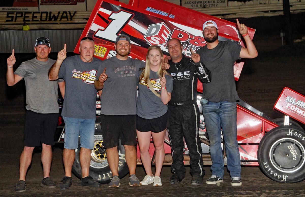 Sean Mcclements Racing Sean McClelland Is The Man At Creek County Speedway With The American ...