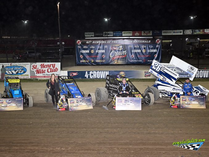 4-Crown Nationals feature winners Logan Seavey and Zeb Wise. (Mike Campbell photo)