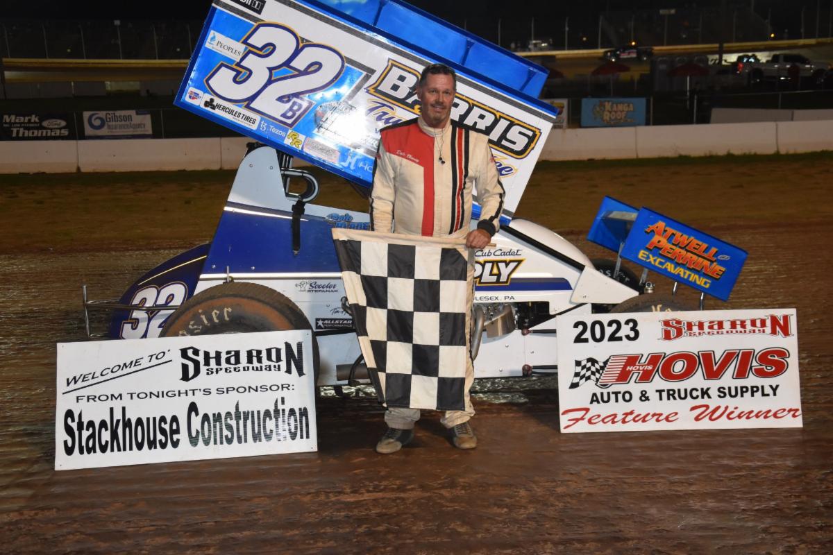 DALE BLANEY BEATS BROTHER DAVE FOR 20TH CAREER SHARON “410” SPRINT CAR