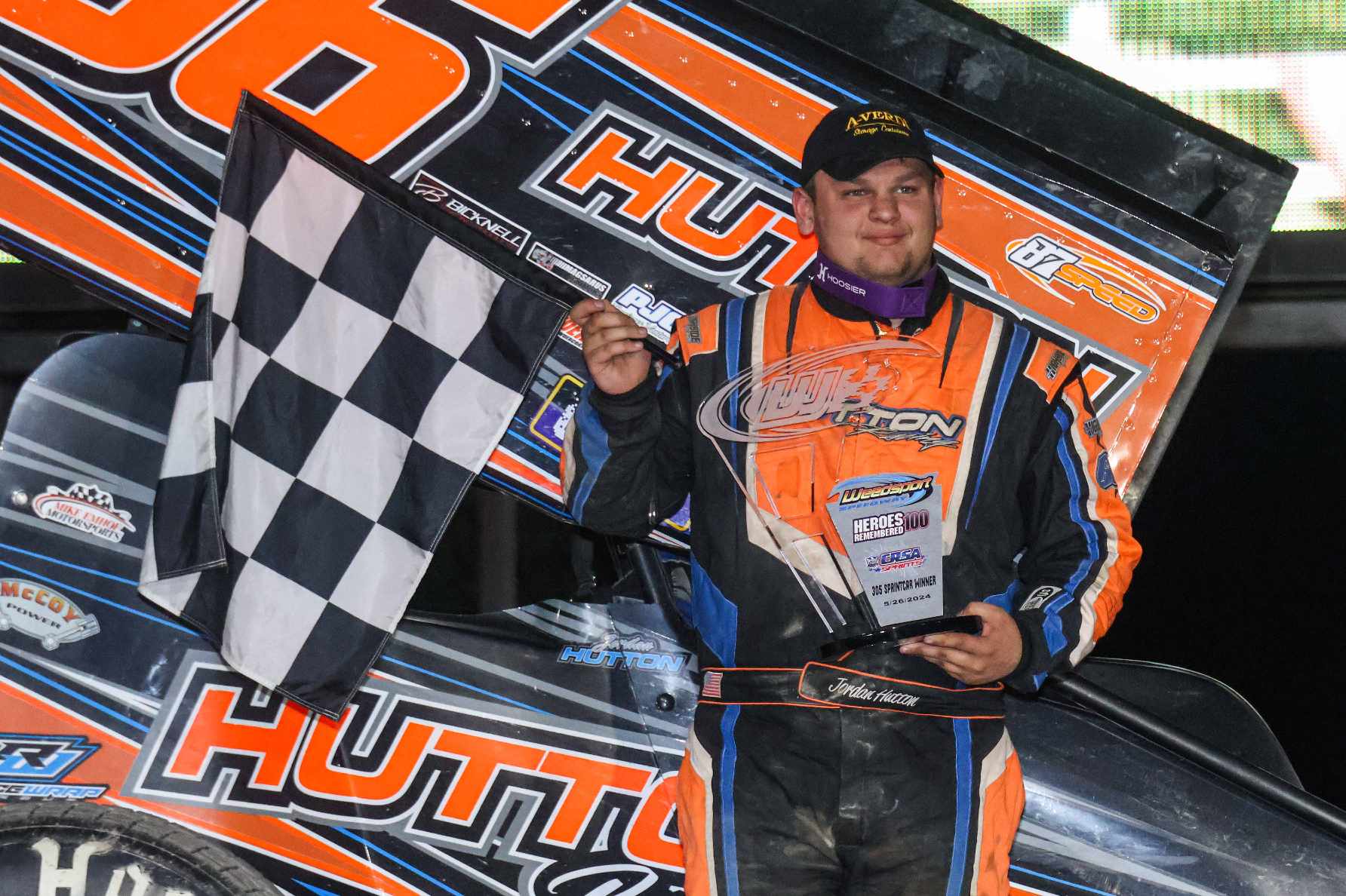 HUTTON DRIVES THROUGH TO TAKE SECOND WIN OF SEASON AT WEEDSPORT ...