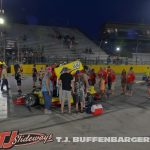 The post race scene in victory lane at Berlin Raceway. (T.J. Buffenbarger photo)