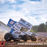 Tanner Holmes during the 2024 Brad Doty Classic at Attica Raceway Park. (Dan McFarland photo)