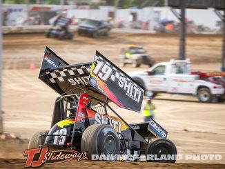 Joel Myers Jr. during the 2024 Brad Doty Classic at Attica Raceway Park. (Dan McFarland Photo)