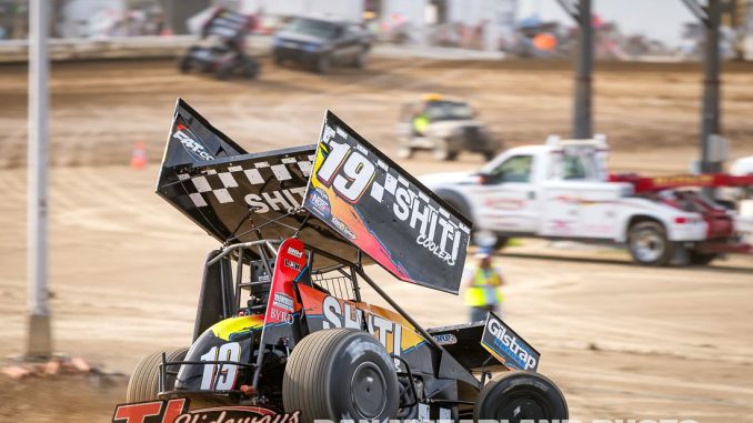 Joel Myers Jr. during the 2024 Brad Doty Classic at Attica Raceway Park. (Dan McFarland Photo)