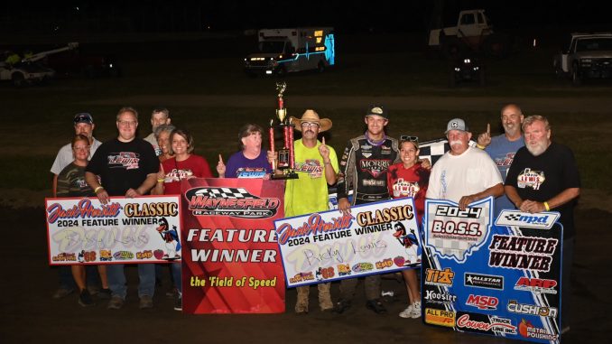Ricky Lewis with his team after winning the BOSS/GLTS portion of the Jack Hewitt Classic. (Mike Campbell Photo)