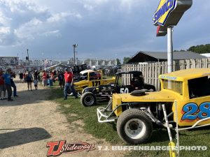 Just a few of the vintage cars on hand for the Chuck Wilson Memorial in 2023. (T.J. Buffenbarger Photo)