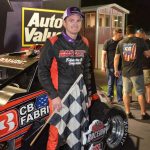 Tyler Roahrig in victory lane at Berlin Raceway. (T.J. Buffenbarger Photo)