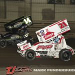 Corey Day (#14) racing with Brian Brown (#21). (Mark Funderburk Photo)