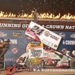 Rico Abreu in victory lane at Eldora Speedway. (T.J. Buffenbarger Photo)