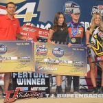 Daison Pursley in victory lane at Eldora Speedway. (T.J. Buffenbarger Photo)