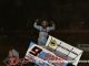 Paul Nienhiser in victory lane at Jacksonville Speedway. (Mark Funderburk Photo)