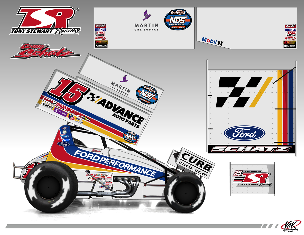 Tony Stewart/CurbAgajanian Racing Announces 2025 Partner LineUp