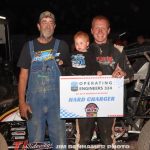 Isaac Chapple also picked up the hard charger award with the GLTS Sprint Car Series at Mt. Pleasant Speedway. (Jim Denhamer Photo)