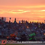 Sunset at I-96 Speedway. (T.J. Buffenbarger Photo)