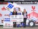 Scotty Thiel in victory lane at Eldora Speedway. (Mike Campbell Photo)