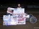 Ricky Lewis in victory lane at Millstream Speedway. (Mike Campbell Photo)