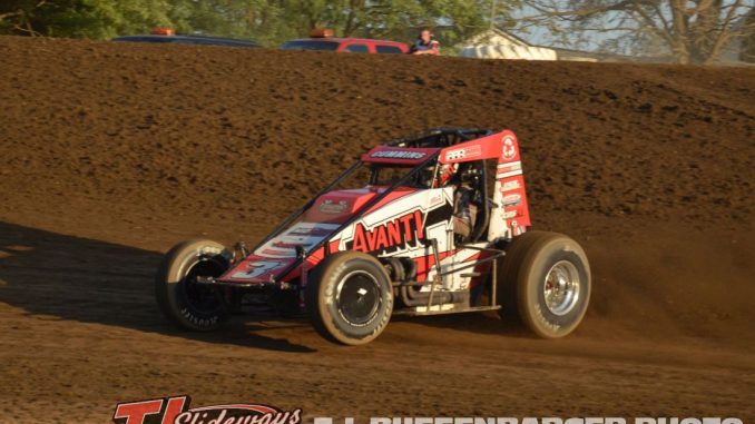 Kyle Cummins Saturday at Butler Motor Speedway. (T.J. Buffenbarger Photo)