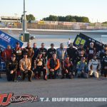 The drivers that made the Must See Racing feature event Sunday night at Owosso Speedway. (T.J. Buffenbarger Photo)