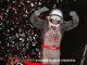 Sam Hafertepe Jr. celebrating his victory Saturday at 81 Speedway. (Tyler Carr Photo)