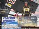 Daison Pursley after winning the GLSS feature at Eldora Speedway. (Jim Denhamer Photo)