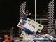 Ayrton Gennetten after winning the POWRi Outlaw 410 Sprint Car Series feature at Tri-City Speedway. (Mark Funderburk Photo)