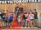 Antony Macri with family and friends after winning the 43rd Kings Royal at Eldora Speedway. (T.J. Buffenbarger Photo)