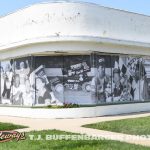 One of the wheat paste murals installed around downtown Knoxville for the Knoxville Nationals. (T.J. Buffenbarger Photo)