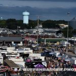 The multitude of souvenir vendors at the Knoxville Nationals. (T.J. Buffenbarger Photo)